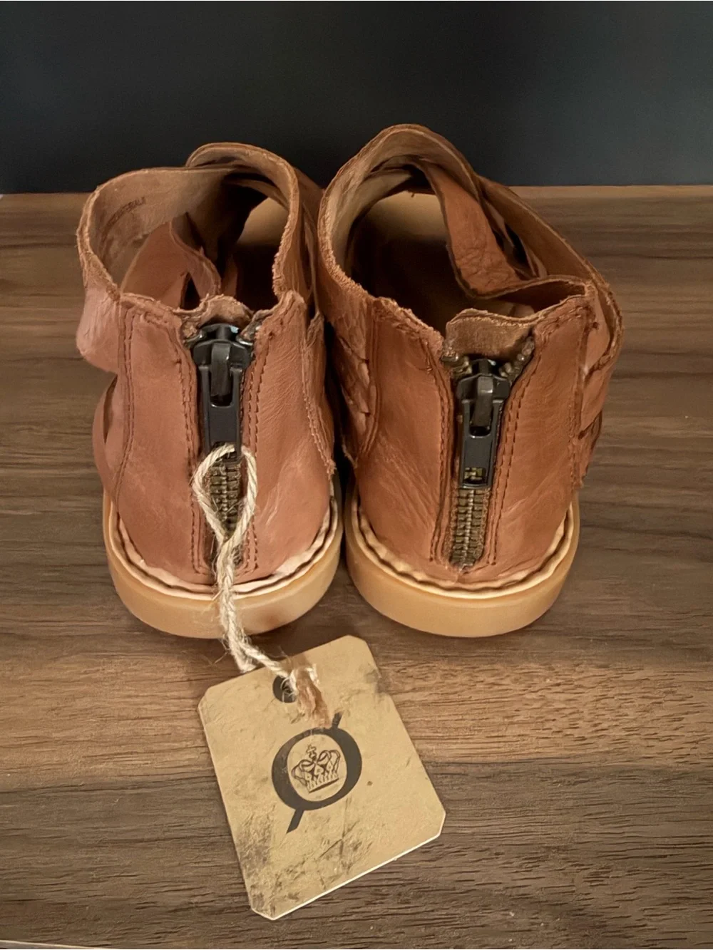 Born Women's Tan Woven Leather Sandals